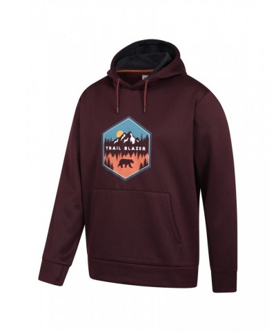 Denver Mens Oversized Hoodie Red $22.79 Tops