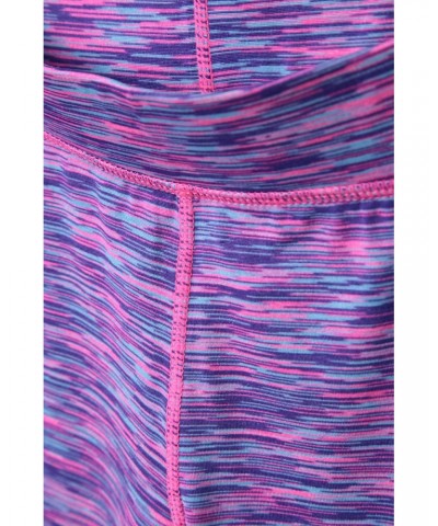 Kayleigh Kids Space Dye Leggings Light Purple $12.75 Active