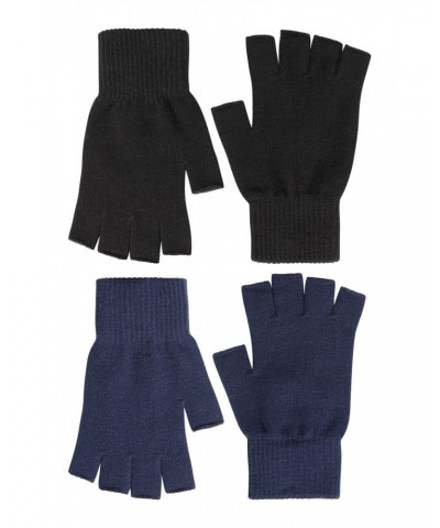 Magic Fingerless Womens Gloves - 2Pk Black $9.89 Accessories