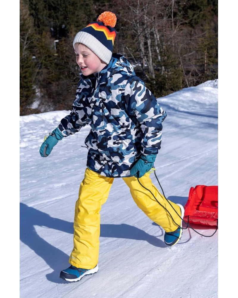 Kids Printed Ski Jacket & Pant Set Camouflage $28.60 Jackets