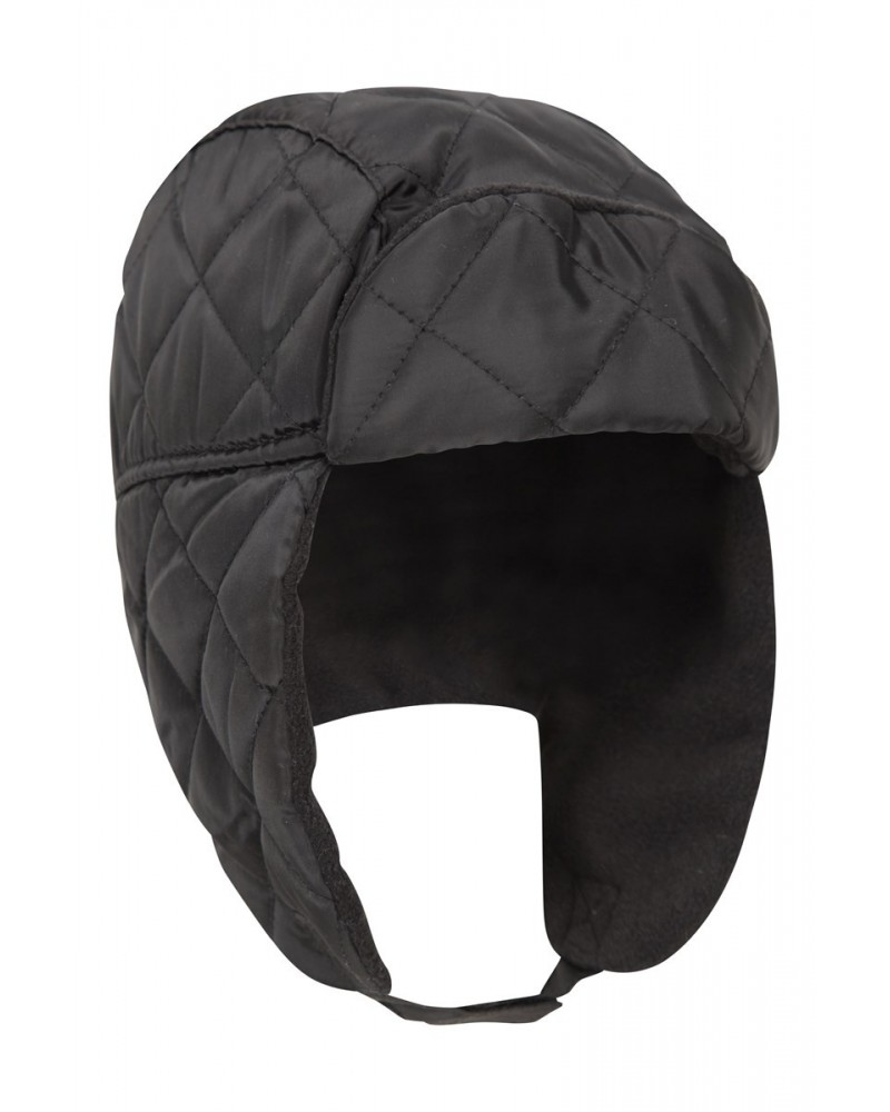 Kids Fleece-Lined Trapper Jet Black $13.49 Accessories