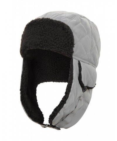 Reflective Kids Water-Resistant Thermal Trapper Hat Grey $14.99 Accessories