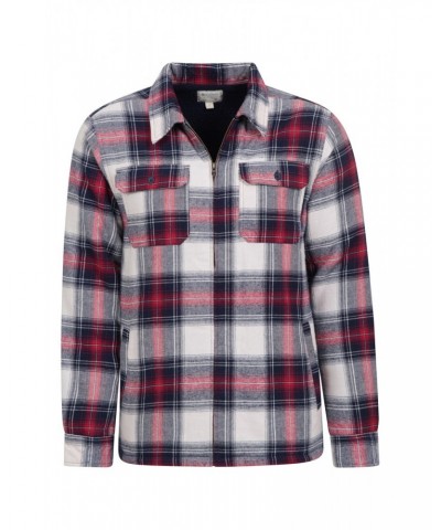 Stream II Mens Lined Flannel Shirt Beige $25.36 Tops