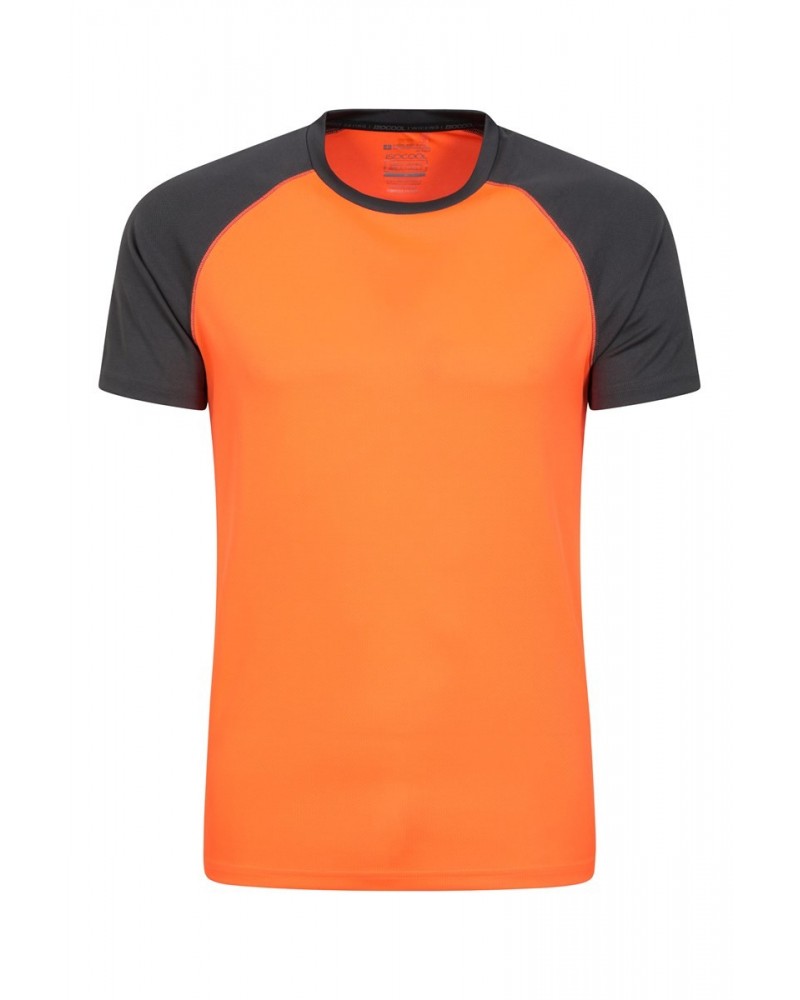 Endurance Isocool Mens Active T-Shirt Spicy Orange $12.74 Active