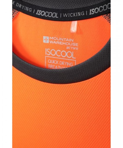 Endurance Isocool Mens Active T-Shirt Spicy Orange $12.74 Active