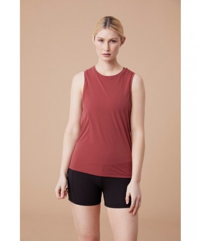 Racer Heart Womens Tank Top Burgundy $22.04 Tops