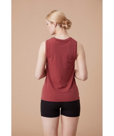 Racer Heart Womens Tank Top Burgundy $22.04 Tops