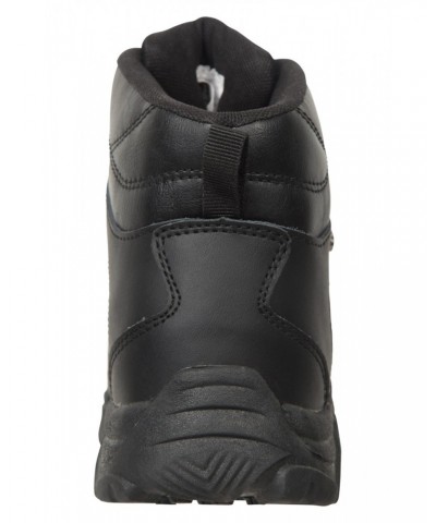 Canyon Kids Leather Waterproof Hiking Boots Black $30.00 Footwear