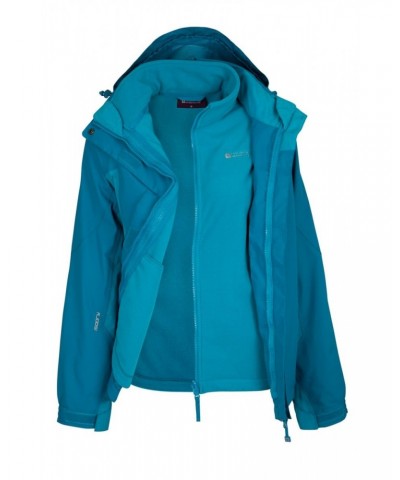 Storm Womens Waterproof 3 in 1 Jacket Dark Teal $52.80 Jackets