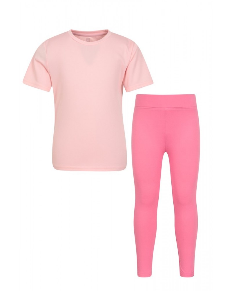 Kids 2-Piece Sports Set Pink $14.19 Active