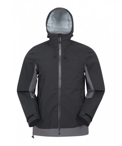 City Elements Mens Extreme 3 Layer Waterproof Jacket Black $27.39 Jackets