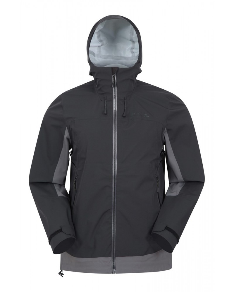 City Elements Mens Extreme 3 Layer Waterproof Jacket Black $27.39 Jackets