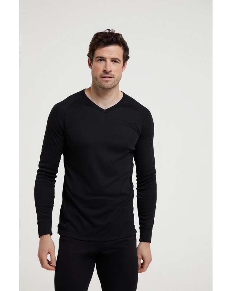 Talus Mens Thermal Top Black $11.95 Active