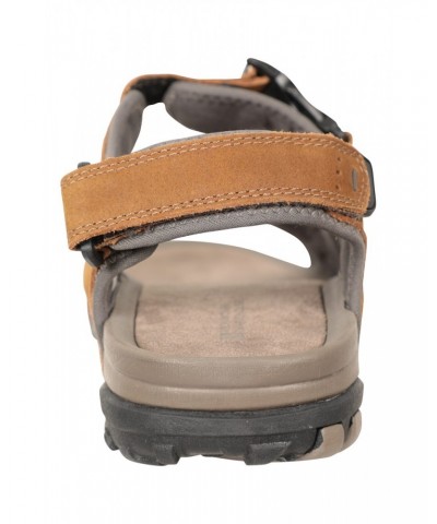 Rock Shore Mens Sandals Dark Brown $32.90 Footwear