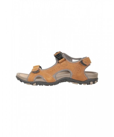 Rock Shore Mens Sandals Dark Brown $32.90 Footwear