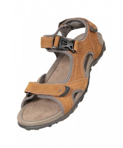 Rock Shore Mens Sandals Dark Brown $32.90 Footwear