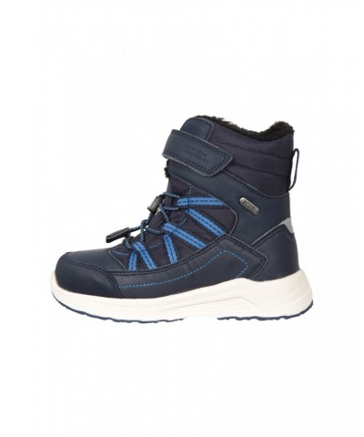 Denver Kids Adaptive Waterproof Snow Boots Navy $15.20 Footwear