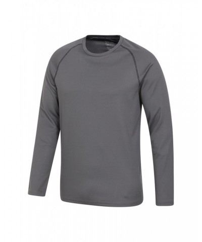 Endurance Mens Long Sleeved Top Dark Grey $12.09 Active