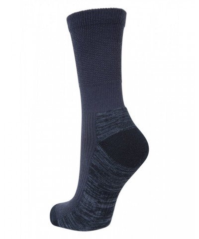 IsoCool Womens Mid-Calf Hiker Socks Navy $10.25 Accessories