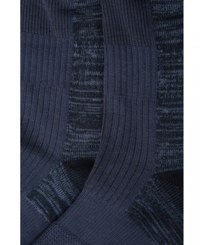 IsoCool Womens Mid-Calf Hiker Socks Navy $10.25 Accessories