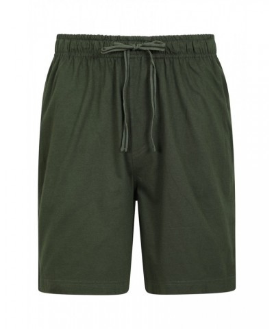 Mens Pajama Shorts 2-Pack Khaki $15.00 Loungewear