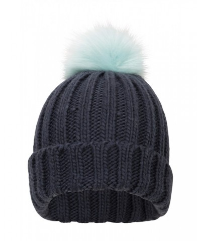 Geneva Kids Contrast Beanie Navy $11.20 Accessories