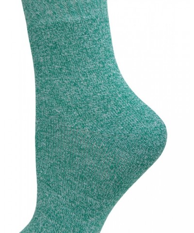 Outdoor Womens Mid-Calf Hiking Socks 3-Pack Green $11.39 Accessories