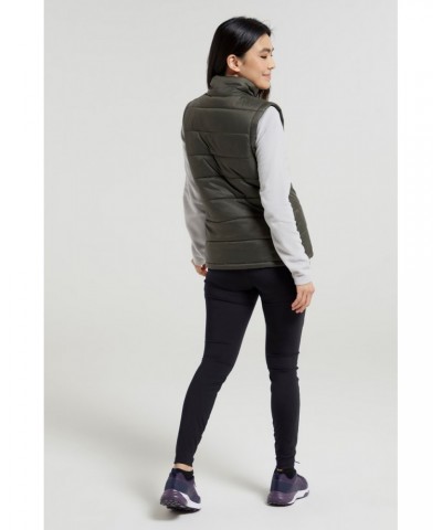 Mountain Essentials Womens Insulated Vest Khaki $17.39 Jackets