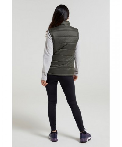 Mountain Essentials Womens Insulated Vest Khaki $17.39 Jackets