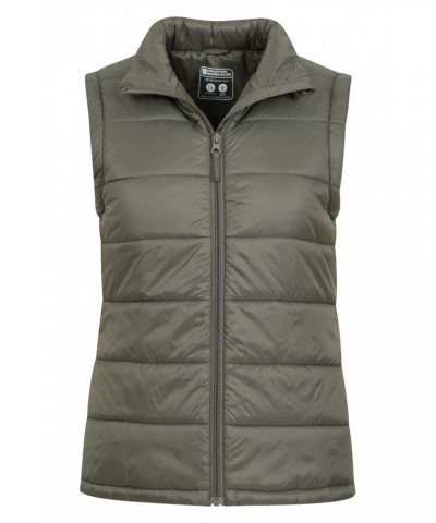 Mountain Essentials Womens Insulated Vest Khaki $17.39 Jackets