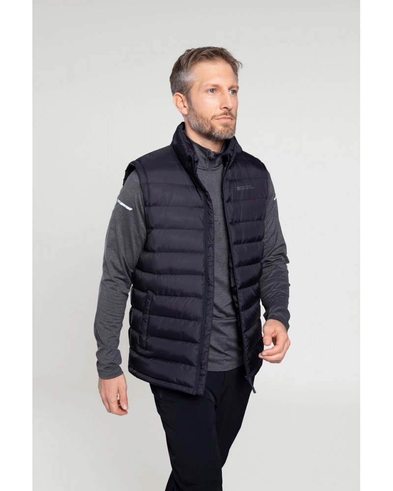 Seasons Mens Insulated Vest Black $16.17 Jackets