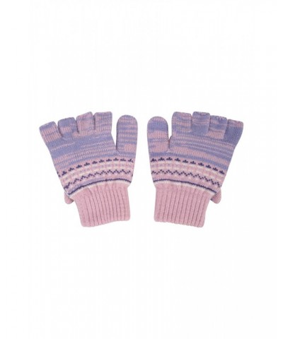 Unicorn Kids Knitted Gloves Lilac $10.99 Accessories