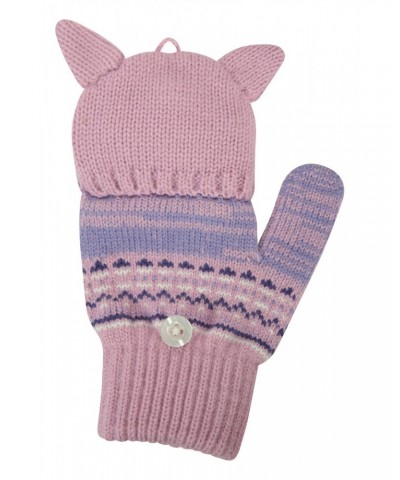 Unicorn Kids Knitted Gloves Lilac $10.99 Accessories