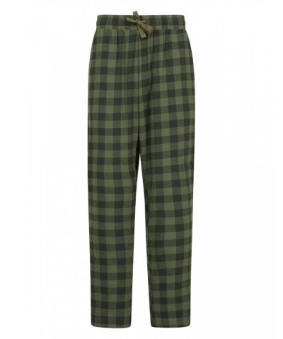 Mens Printed T-Shirt Pajama Set Dark Green $13.99 Loungewear