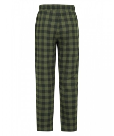 Mens Printed T-Shirt Pajama Set Dark Green $13.99 Loungewear