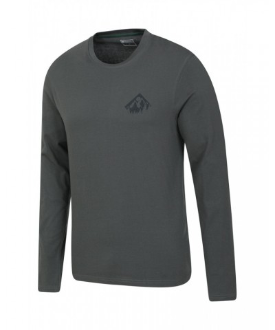 Mountain View Mens T-Shirt Charcoal $13.49 Tops