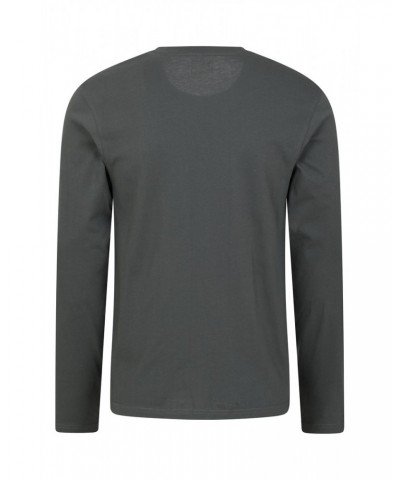 Mountain View Mens T-Shirt Charcoal $13.49 Tops