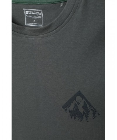 Mountain View Mens T-Shirt Charcoal $13.49 Tops