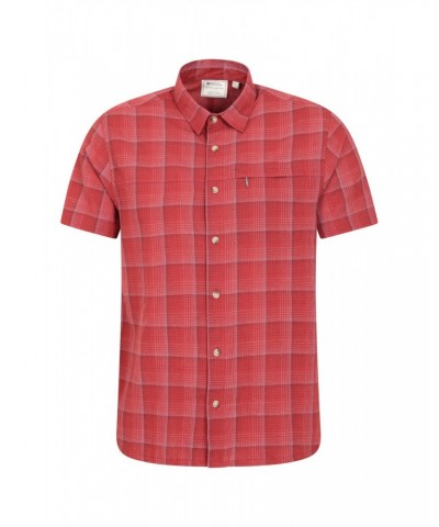 Holiday Mens Cotton Shirt Active Red $17.48 Tops