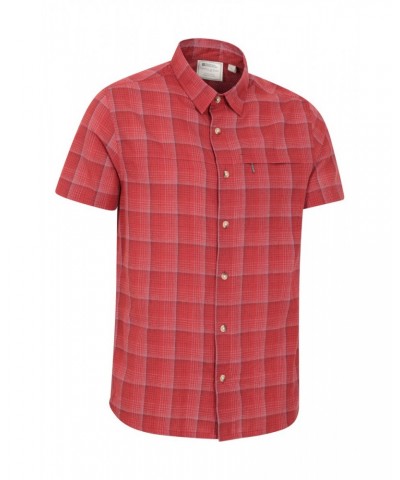 Holiday Mens Cotton Shirt Active Red $17.48 Tops