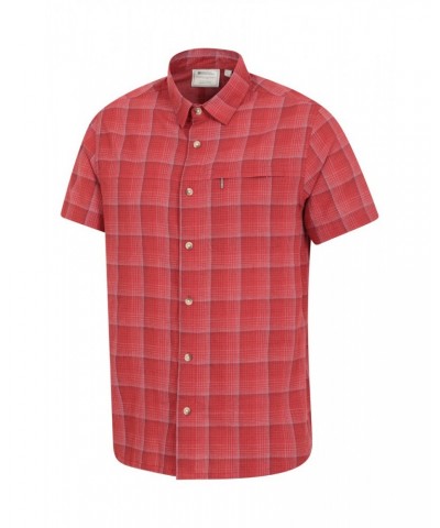 Holiday Mens Cotton Shirt Active Red $17.48 Tops