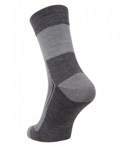 Mens Merino Mid-Calf Socks Charcoal $11.19 Accessories