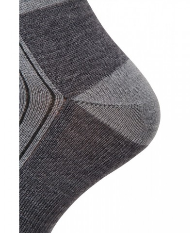 Mens Merino Mid-Calf Socks Charcoal $11.19 Accessories