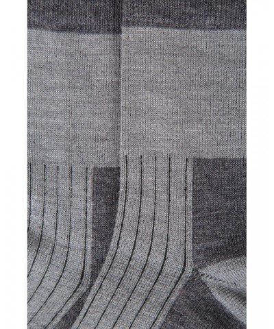 Mens Merino Mid-Calf Socks Charcoal $11.19 Accessories