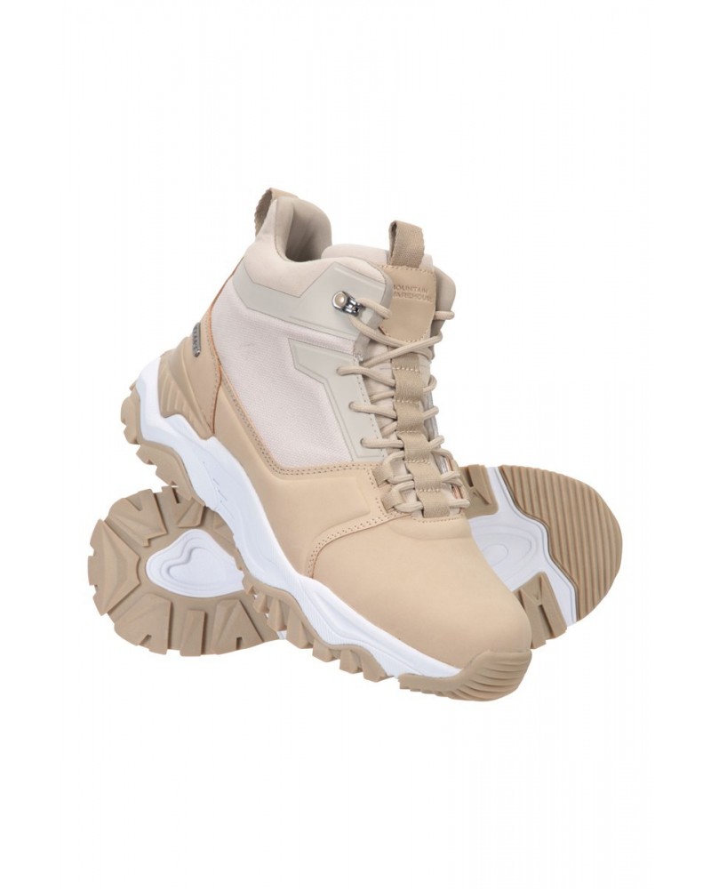 Sierra Waterproof Womens Casual Boots Beige $31.34 Footwear