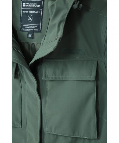 Manhattan Womens Water-Resistant Jacket Khaki $31.50 Jackets