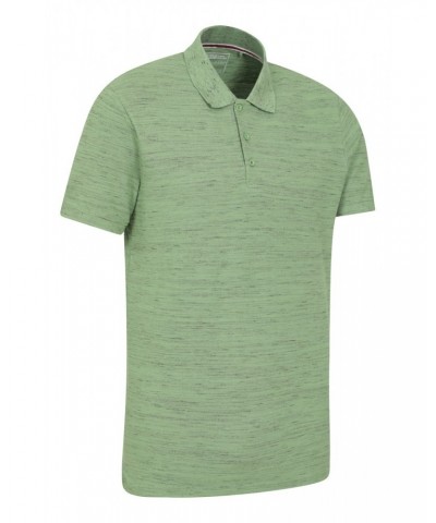 Dawnay Pique Slub Textured Mens Polo Shirt Green $12.50 Tops