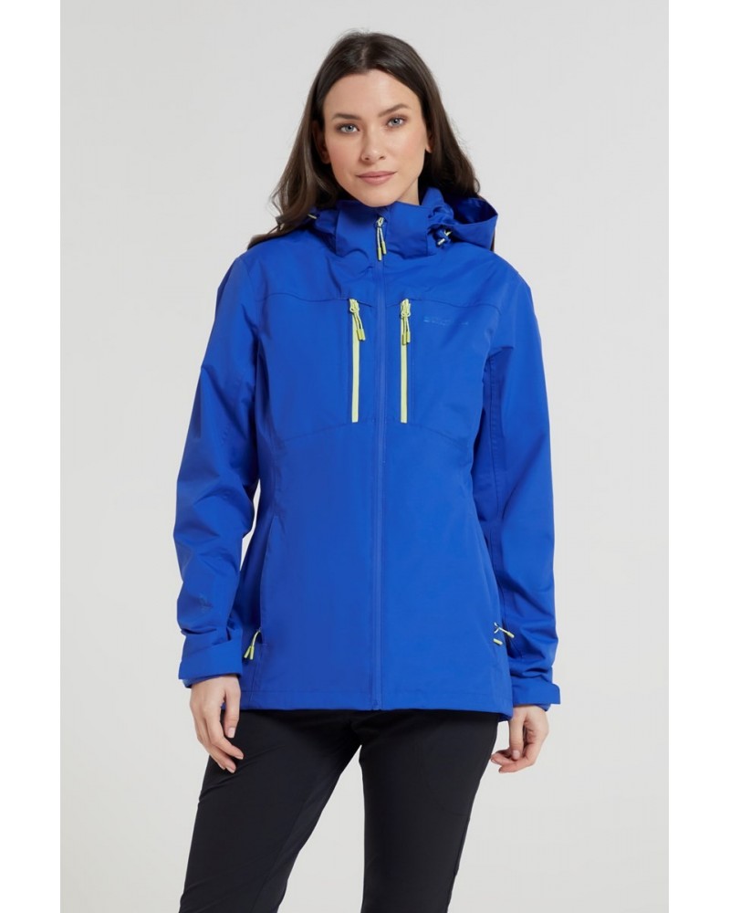 Rainforest II Extreme Womens Waterproof Jacket Bright Blue $46.79 Jackets