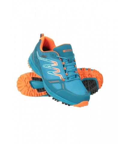 Enhance Waterproof Trail Mens Running Sneakers Blue $24.91 Active