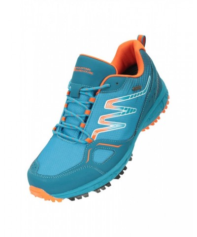 Enhance Waterproof Trail Mens Running Sneakers Blue $24.91 Active